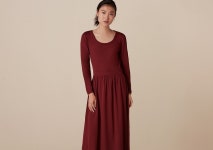 WIZWID:위즈위드 - [Finery London:파이너리 런던] Rosenthorpe Scoop Neck Jersey Dress WIZWID