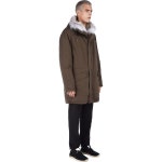 WIZWID:위즈위드 WIZWID:Cotton Parka - Rabbit Coyote Trim