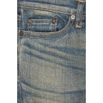 WIZWID:위즈위드 WIZWID:Topaz Faded Mid-Rise Slim-Leg Jeans