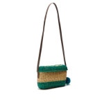 WIZWID:위즈위드 WIZWID:Costelo Striped Wicker Shoulder Bag