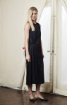 WIZWID:위즈위드 - [ACHRO:아크로] Drape Midi Dress - Navy WIZWID