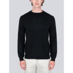 위즈위드 WIZWID:[파이널50%쿠폰]Men Crew Neck Sweater_Black