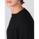 위즈위드 WIZWID:[파이널50%쿠폰]Men Crew Neck Sweater_Black