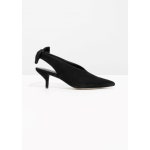 위즈위드 WIZWID:Kitten Heel Slingback Pumps