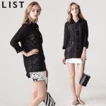우먼스톡팬츠, [리스트(LIST)] 프린트 디테일 스커트 [리스트(LIST)] 프린트 디테일 스커트