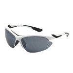 L-BALANCE EYES(L 밸런스・아이즈(eyes)) 렌즈 교환 스포츠 썬글라스 LBR-410-9 화이트블랙/스모크플래쉬 미러(교환 렌즈/클리어플래쉬 미러)
