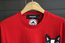 최신상(최저렴)15SS 미니배드독 라운드 레드 74GC0987 Dsquared2