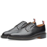 (파격가) 16 SS 톰브라운 블랙 그레인 레더 가죽 삼선 로퍼 구두 Thom Browne