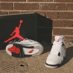 [나이키] 에어조던 4 시멘트 (Cement) PS 사이즈 Nike