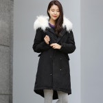 ◆프리미엄멀티샵(천안)◆16FW◆PK186S 0975 라쿤퍼 롱 슬림파카 Mr & Mrs Furs