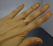 웨이브반지/핑크골드/h1023 | Other Brand | 필웨이