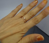 핑크골드 두줄반지/h1016 | Other Brand |