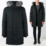 [럭스앤홀릭]국내배송*16FW*VAUGHN 폭스퍼 패딩자켓(블랙) Mackage