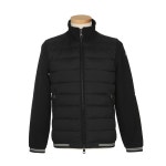 비앤제이**8402200/ 블랙 하이넥 패딩 몸판 집업쟈켓 Moncler