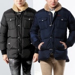 《위버럭스 아울렛》*파격특가*국내최저*콜마이너 스틸로고리얼양털포켓패딩 Dsquared2