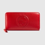 [아이직고] 구찌 소호 가죽 짚어라운드 장지갑 308004  GUCCI