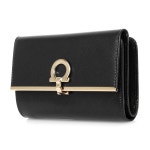 [여성 중지갑] 22 C115 NERO 0614685 Ferragamo