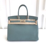 *신품수준 당일배송* ★ 에르메스M각인씨엘은장벌킨35cm HERMES 필웨이