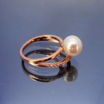 8-8.5mm천연진주반지/핑크골드/H1197 | Other Brand | 필웨이