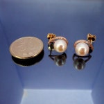 8-8.5mm천연진주귀걸이/14k핑크골드/H1197 | Other Brand | 필웨이