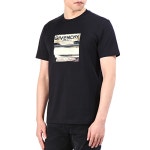 《아도니스》17SS 지방시 슬림핏 테그프린팅 티셔츠 7346 001 Givenchy