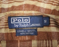 Y-743 폴로 남성 체크 셔츠 95 Ralph Lauren 필웨이