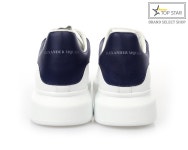 ≪해운대탑스타≫17FW알렉산더맥퀸44163 9095오버솔 화이트네이비남성 Alexander Mcqueen