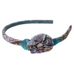 [아르떼스] 에트로 헤어밴드 03923 11 6 블루 멀티 ETRO