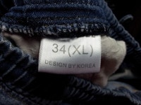 ADORABLE 허리밴드 진 / 사이즈34 / 34-599 / 무료배송  | Other Brand |