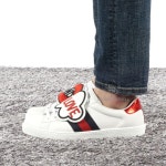 [국내배송]17F/W 구찌 입술패치 스니커즈 470012 GUCCI