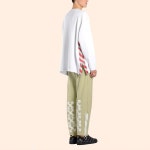 《노블코코》*당일배송*18SS 사이드 테이핑 화이트 맨투맨. Off White