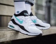 (맨)나이키 에어맥스93 흰검파 흰검민 306551-107  Nike
