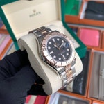 *새제품 당일배송* ★ 롤렉스 요트마스터블랙판로즈골드콤비40mm Rolex