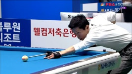 다음스포츠 | 3세트 초구부터 5연속득점하며 팔라존을 압박하는 박광열[NH농협카드 PBA 챔피언십 16강]