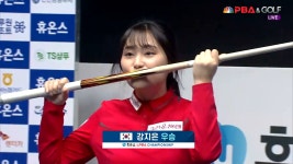 강지은의 득점력 폭발! 9연속 득점 하이런으로 우승을 확정짓는 강지은![휴온스 LPBA 챔피언십 2021 결 - kakaoTV 강지은의 득점력 폭발!... 