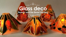 DIY 글라스데코로 미녀와야수 조명 만들기 (Beauty and the Beast Lighting) [AMO - kakaoTV DIY 글라스데코로 미녀와야수 조명... 