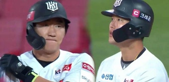 배정대-김민혁, 반격의 초석을 다지는 연속 적시타 / 4회말 | 다음스포츠