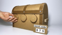 박스로 비밀번호 설정이 가능한 금고 만들기 | 보물상자 | 박스 재활용 | 박스 공예 - kakaoTV 박스로 비밀번호 설정이 가능한 금고 만들기... 