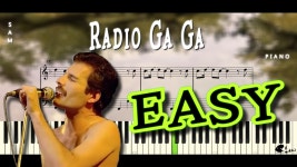 Queen(퀸) - Radio Ga Ga(라디오 가가) Easy Piano Sheet... Queen(퀸) - Radio Ga Ga(라디오 가가) Easy Piano Sheet (쉬운악보)/쌤써니