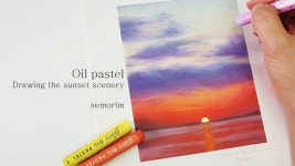 (초보자용) 그라데이션 노을풍경 그리기 (The Sunset Scenery for Beginners) - kakaoTV (초보자용) 그라데이션 노을풍경... 