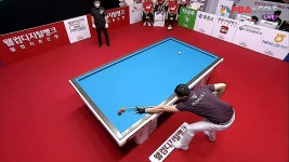 최상의 컨디션과 행운으로 8연속득점 성공하는 마르티네스[웰컴저... 행운으로 8연속득점 성공하는 마르티네스[웰컴저축은행 PBA 팀리그 3R]