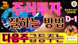 주식 투자] 다음주 급등기업은 주식 잘하는 방법 황금백서 24기 사전예약 특별모집 직장인 재테크 성공투자 - kakaoTV 주식 투자] 다음주... 