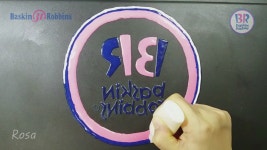 아이스크림 로고 PANCAKE ART 팬케이크 아트 - 베스킨라빈스31 Baskin Robbins 31 - kakaoTV 아이스크림 로고 PANCAKE ART 팬케이크... 