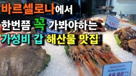 바르셀로나에서 꼭 한 번 가봐야하는 이 곳! - kakaoTV 부담없는 가성비 갑 해산물 맛집! 바르셀로나에서 꼭 한 번 가봐야하는 이 곳!