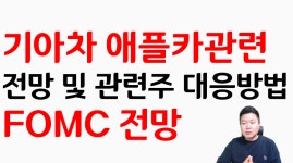 기아차, 애플카 관련 전망 및 애플카관련주 매수방법, FOMC회의... 기아차, 만도, 현대위아, - kakaoTV 기아차, 애플카 관련 전망 및... 