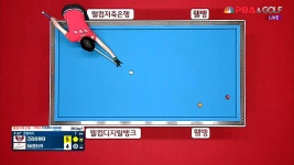 나이스샷!!회전력을 이용한 원뱅크 되돌려치기 득점하는 임정숙[웰컴저축은행 PBA 팀리그 3R] - kakaoTV 나이스샷!!회전력을 이용한 원뱅크... 