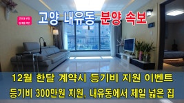 💕 고양 내유동 12월 한달 계약시 등기비 지원 이벤트 [ 권오성부장 ] - kakaoTV 💕 고양 내유동 12월 한달 계약시 등기비 지원 이벤트... 