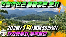 [양평토지급매추천]원덕전철역 도보가능한 풍광좋은 토지,202평... [양평토지급매추천]원덕전철역 도보가능한 풍광좋은 토지,202평,1억... 