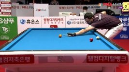 크라운해태라온(마르티네스,선지훈) vs SK렌터카위너스(레펜스... vs SK렌터카위너스(레펜스,박한기) 1세트 HL[웰컴저축은행 PBA 팀리