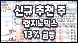 주식 랩지노믹스 13% 급등 축 ! - kakaoTV 주식 랩지노믹스 13% 급등 축 !